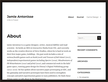 Tablet Screenshot of jamieantonisse.com